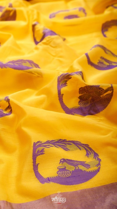 Kaaga Kaaga - Conceptual Handloom Chanderi Saree